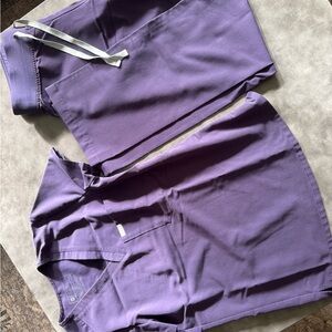 Figs Scrub Set Purple Shadow